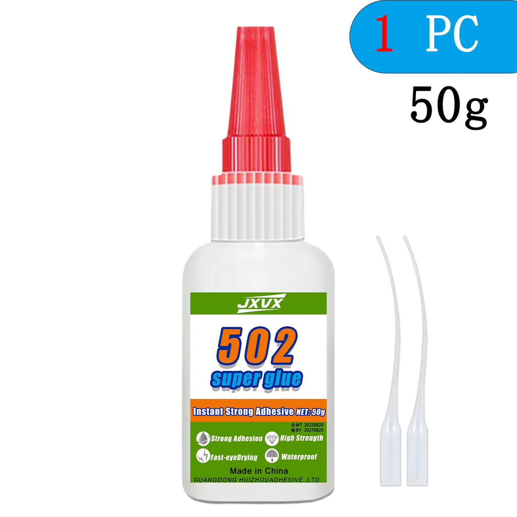 20g–50g Industrial-Grade High-Capacity Adhesive – 5S Quick-Drying, High-Strength Cyanoacrylate Adhesive – High-Strength Super Glue