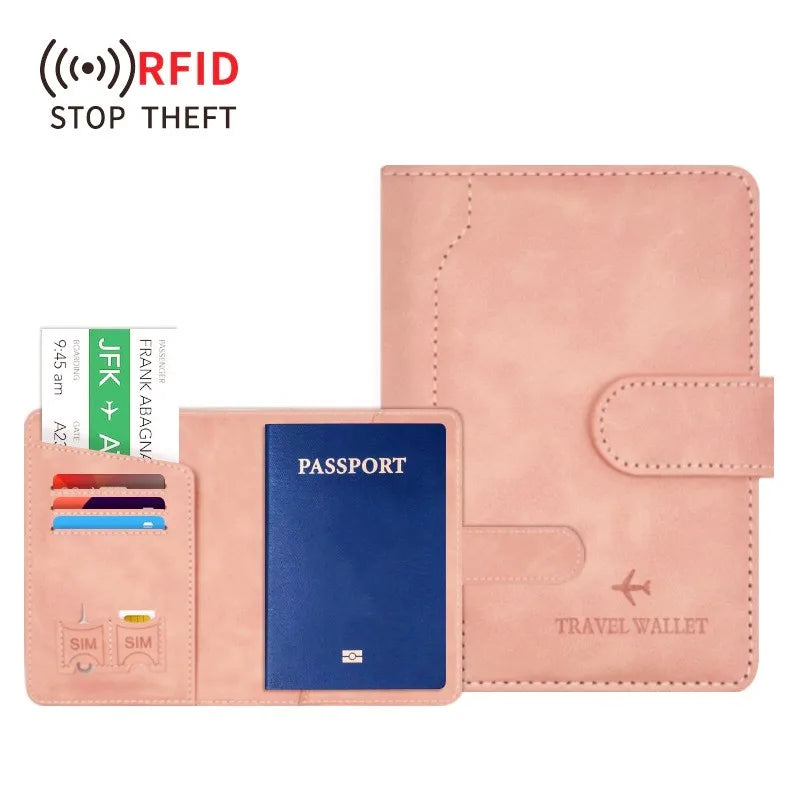 Passport Holder for Travel Essentials, Passport Wallet Cover Case for Travel Must Haves Accessories for Women and Men