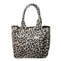 Zipper Leopard Pattern Nylon Women's Shoulder Bag 2026 Hot Sale Large Capacity Tote Bags Fashionable Leopard Print Shoulder Bag