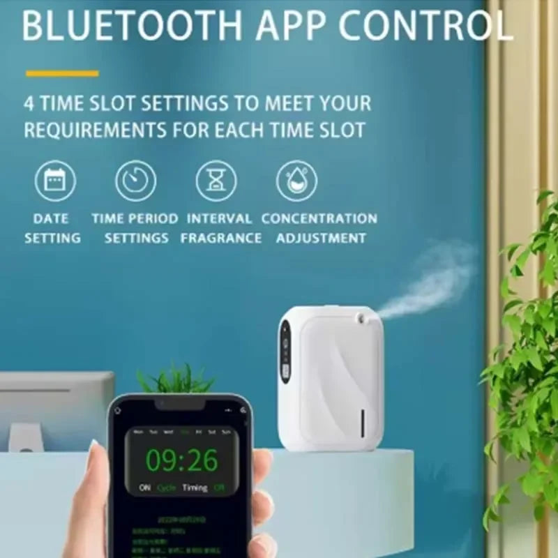 NAMSTE Bluetooth Smart Aroma Diffuser Air Freshener Flavoring Diffuser Electric Smell Aromatic Fragrance Device For Home Hotel