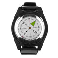 Mini Compass Wrist Compass Watchband Compass Outdoor Mini Lightweight Wristwatch ABS  Rubber Watchband Tool Accessory