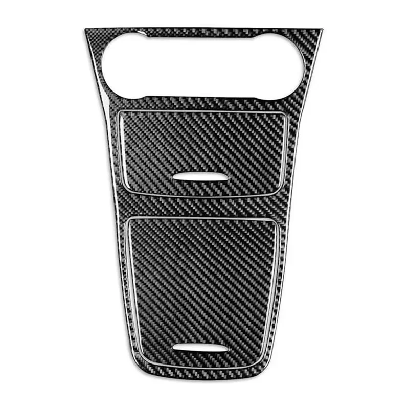 Car Carbon Fiber Center Console Central Storage Box Decoration Sticker For Mercedes-Benz GLA X156 CLA C177