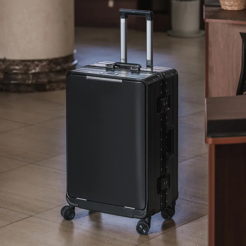 KLQDZMS High Quality Luggage 20 Inch PC Boarding Suitcase 24”26 Inch Large Capacity Luggage Men's And Women's Universal Luggage