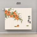 55-210cm Elastic All Inclusive Radiator Dust Cover Multi-sizes Chinese Style Printing Decorative Heater Cover Washable Reusable