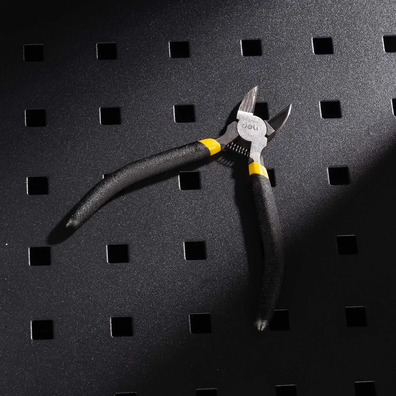 Deli 5 Inch Tools Plastic Nippers Non Slip Flash Wire Cutting Multi Function Electrician Repairing Pliers Hand Tool