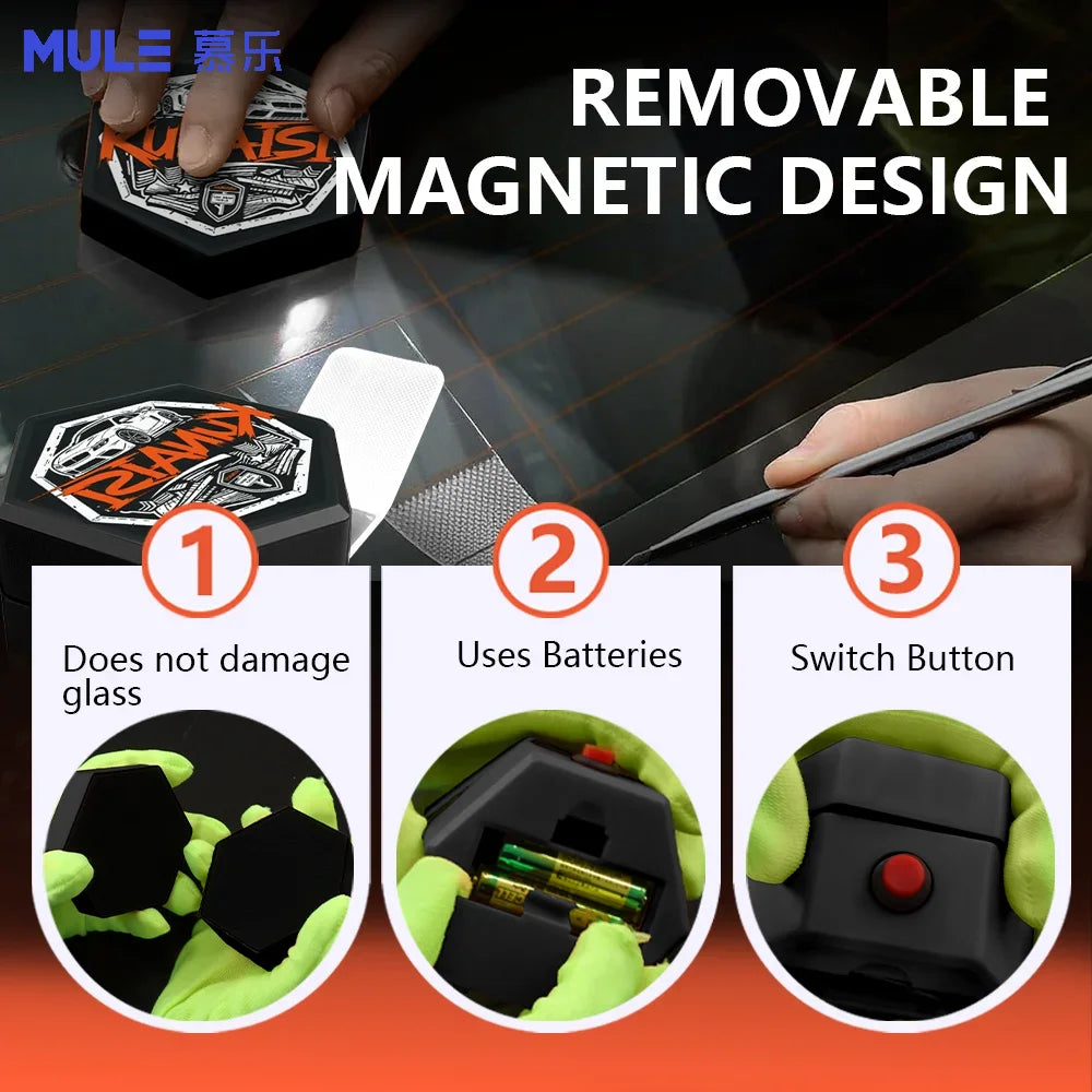 LED Window Film Cutting Tool with Battery Car Tint Precision Edge Light for Vinyl Wrap Playful Trendy Design