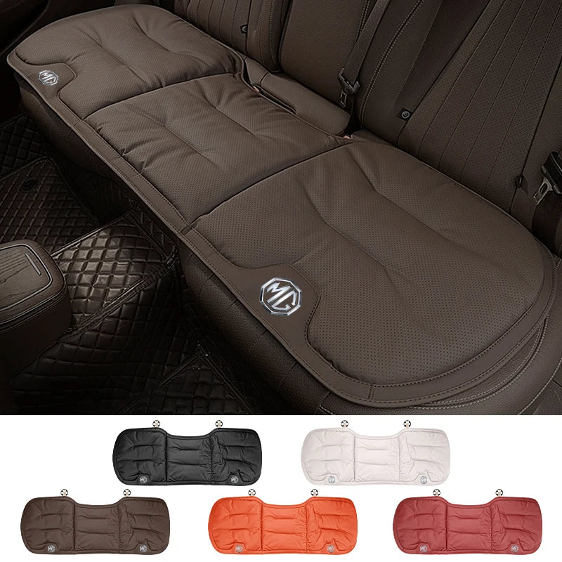 Car Velvet Cushion Leather Backrest Waist Pad Protector Cover AccessoriesFor Morris Garages MG 6 3 5 7 TF ZR ZS HS GS GT Hector