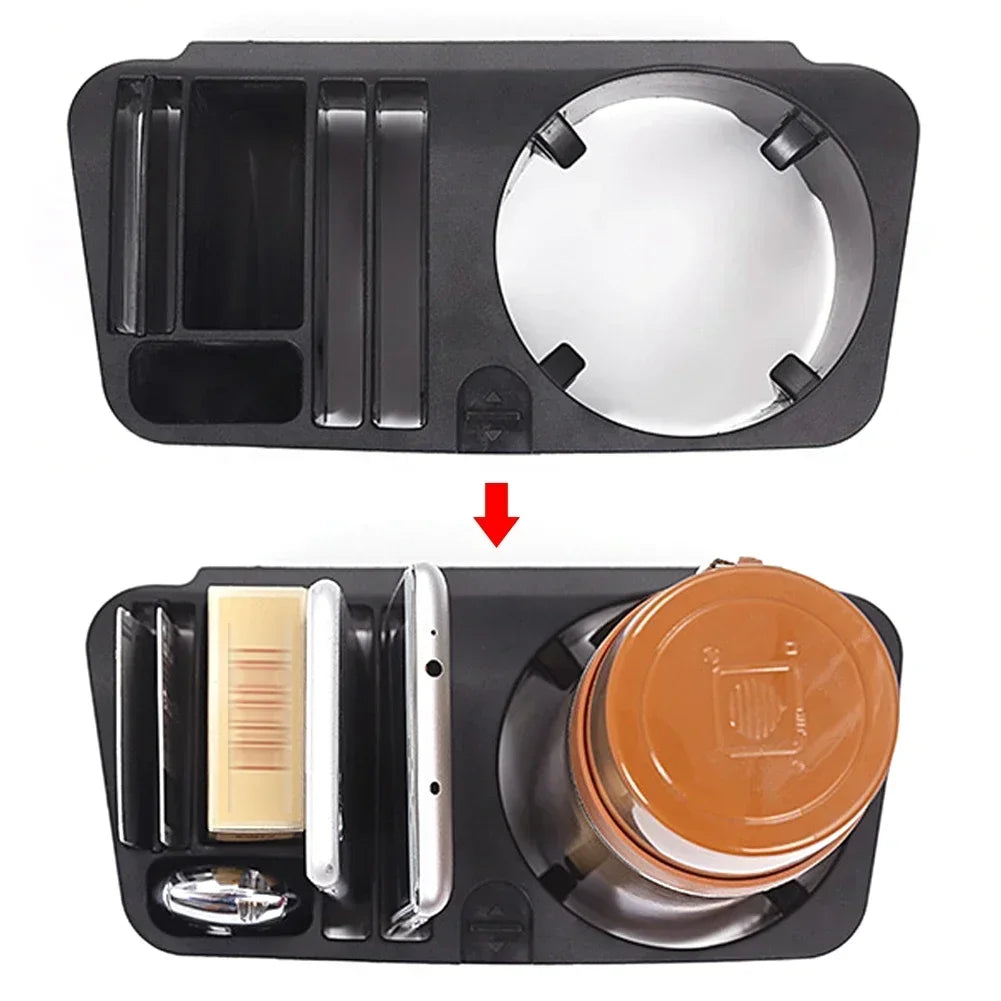 for Mercedes Benz C E GLC Class W205 X253 W213 2015-2021 Car Central Control Water Cup Holder Storage Box Phone Holder