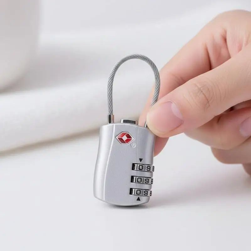 Travel TSA Customs Lock Password Changeable Lock 3 Digit Portable Zinc Alloy Suitcase Luggage Backpack