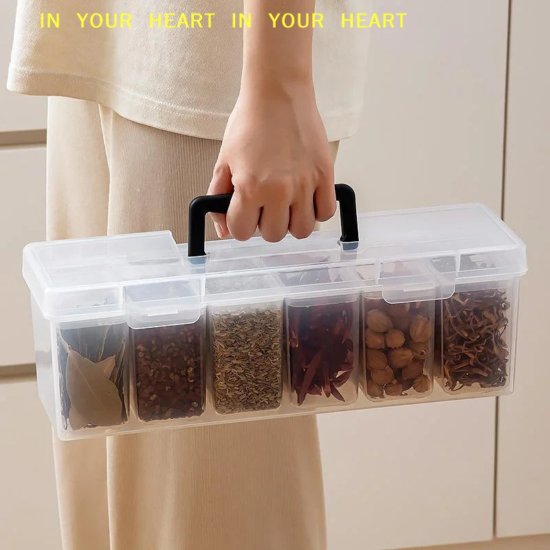 【X】Clear Handheld Toolbox  Lightweight Portable Tool Storage Box  With Secure Handle  For Home Workshop And Travel Use