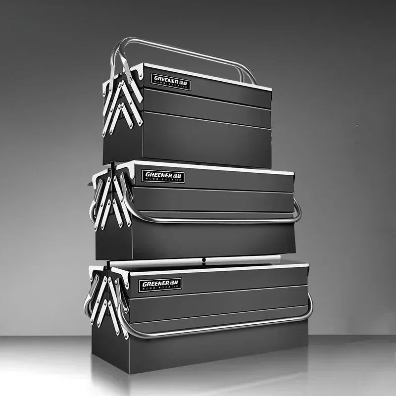 Car Mechanic Tools Organizer Box Electrician Storage Parts Tool Boxes Drawers Multifunctional Case Accessories Metal Briefcase