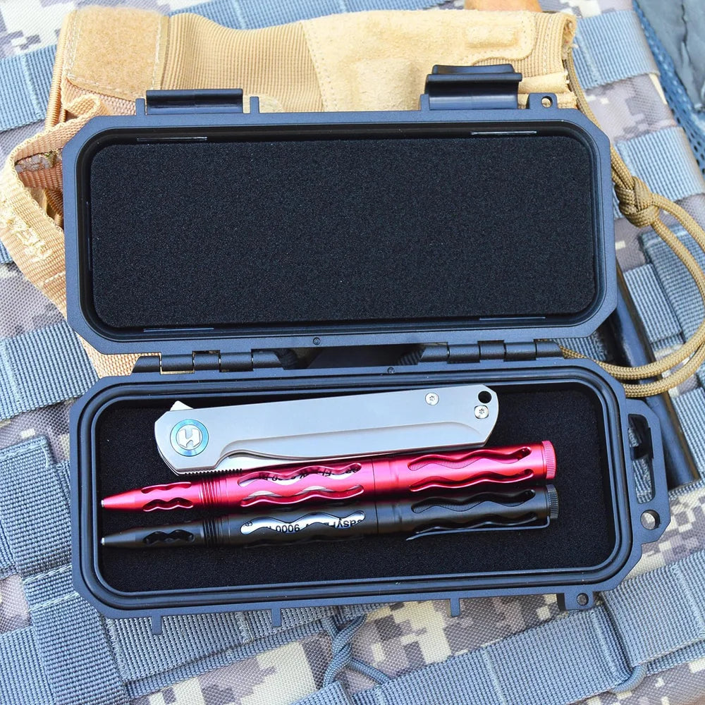 17.5x7cm EDC Tactical Waterproof Anti-fall Storage Box for Hardware Tools Plastic Shockproof and Pressure-resistant Tool Box
