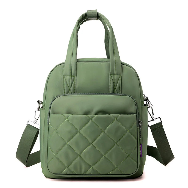 Women's Backpack Travel Casual Waterproof Women's Shoulder Bag Women's Large Capacity Rucksack Black Pocket Casual Mummy Bag