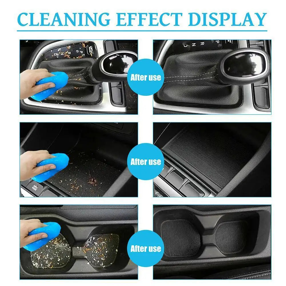 Nano Car Cleaning Gel Mud Universal Dust Remover Putty For Car Vents Cup Holders Computer Keyboard Household Gap Cleaning Tool