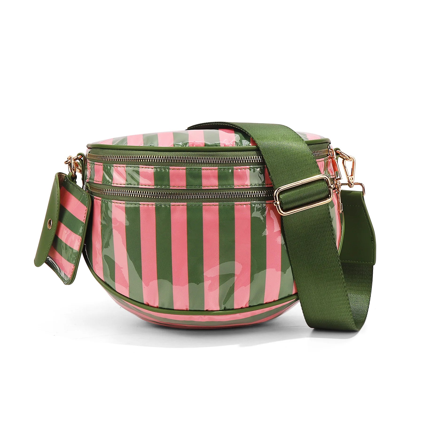 New checkered crossbody bag, shoulder bag, large-capacity shell bag