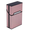 Portable Slim Aluminum Cigarette Case Regular King Size Plastic Cigar Tobacco Holder Box Storage Container Smoking Accessories