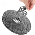 Windproof Clothesline 5M Plastic Non Slip Portable Clothesline Drying Rope for Travel Camping Outdoor Laundry Grey Clothes Line