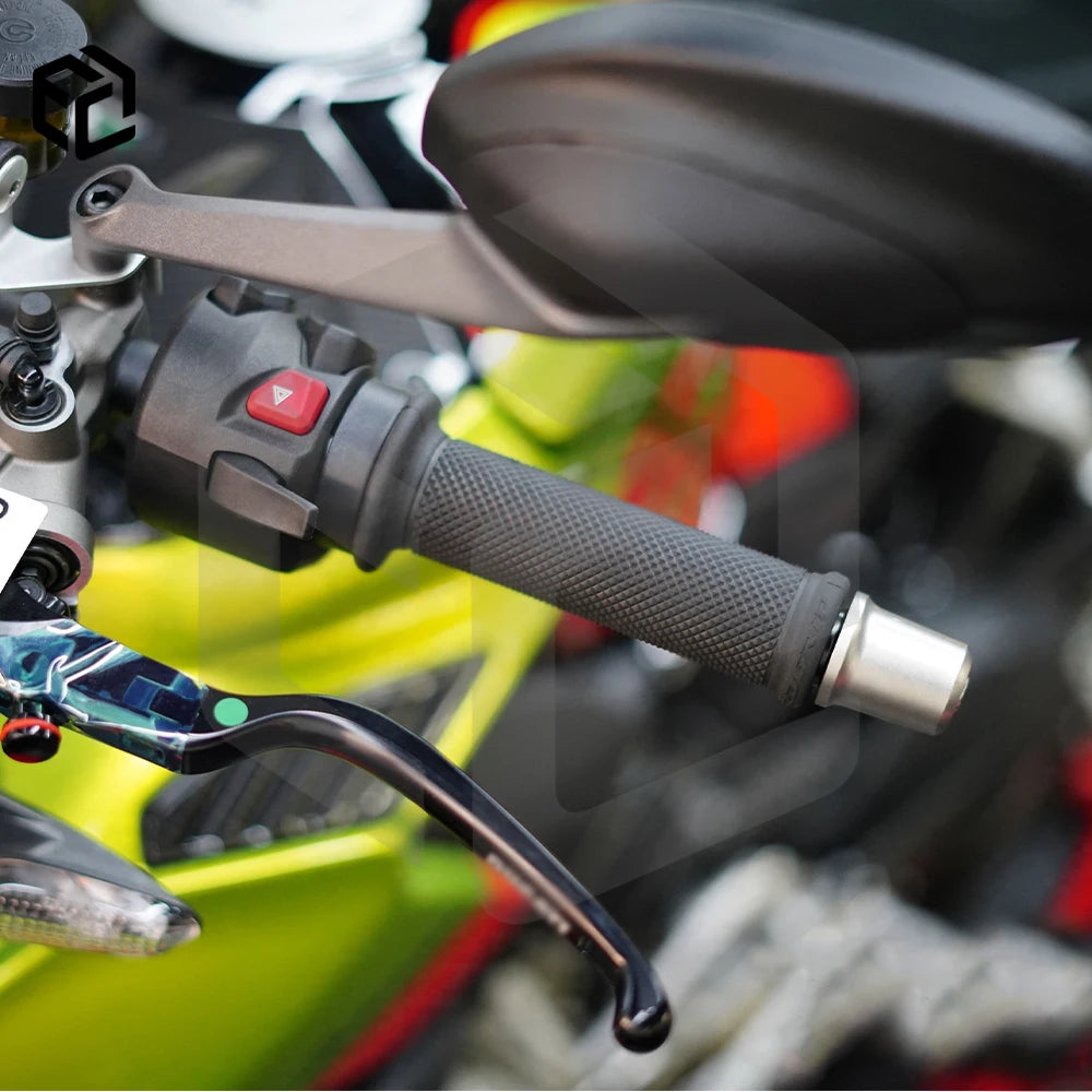 Motorcycle Handlebar Grips Ends Cap Plug Slider Handle Bar Grip Counterweight Cover For Ducati Streetfighter V2 V4 Monster 950