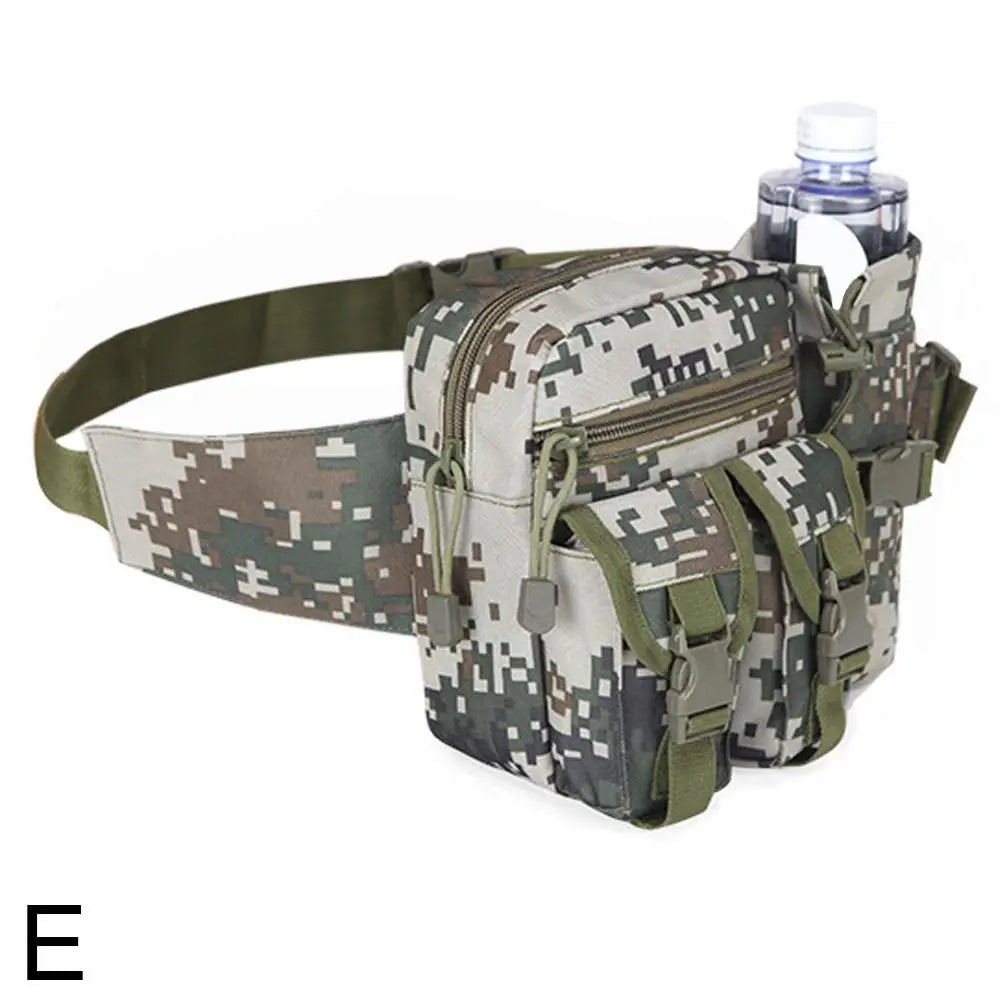 New Tactical Waist Bag Waterproof Nylon Men Fanny Pack Hiking Outdoor Camping Shoulder Bum Belt Sport Chest Bags 2025