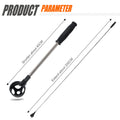 Telescopic Golf Ball Retriever, Stainless Steel Shaft Extendable Golf Ball Pick Up Tool for Golf Course, Water Hazard Retrieval