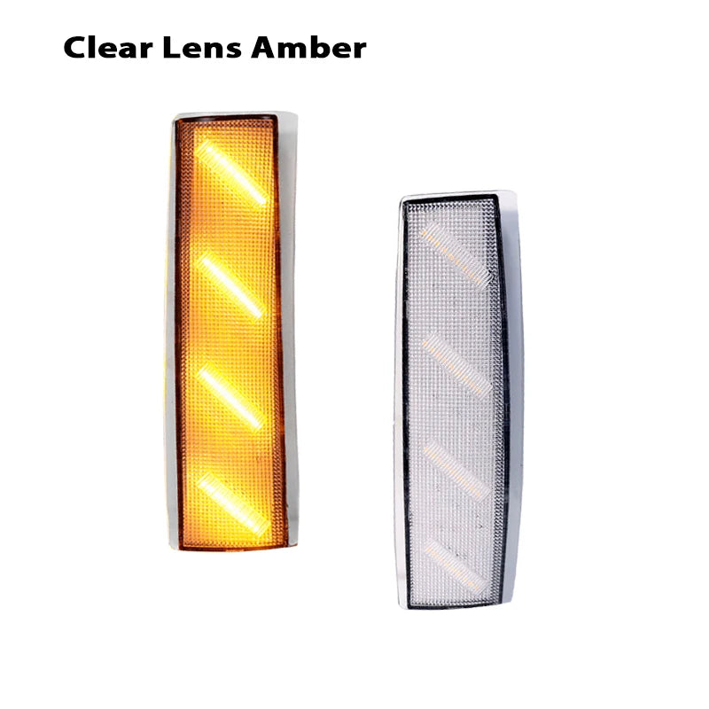2x Car LED Front Side Marker Corner Lights For 1988-1993 GMCC1500 C2500 C3500 K1500 K2500 K3500 Turn SignalLights/Driving Lights