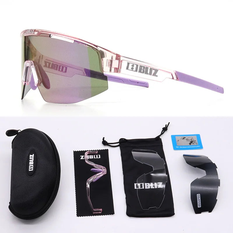 B BLIZ Matrix Unisex Sport Sunglasses TR90 Lightweight Cycling Glasses with Hydro Lens UV400 Protection for Running & Skiing