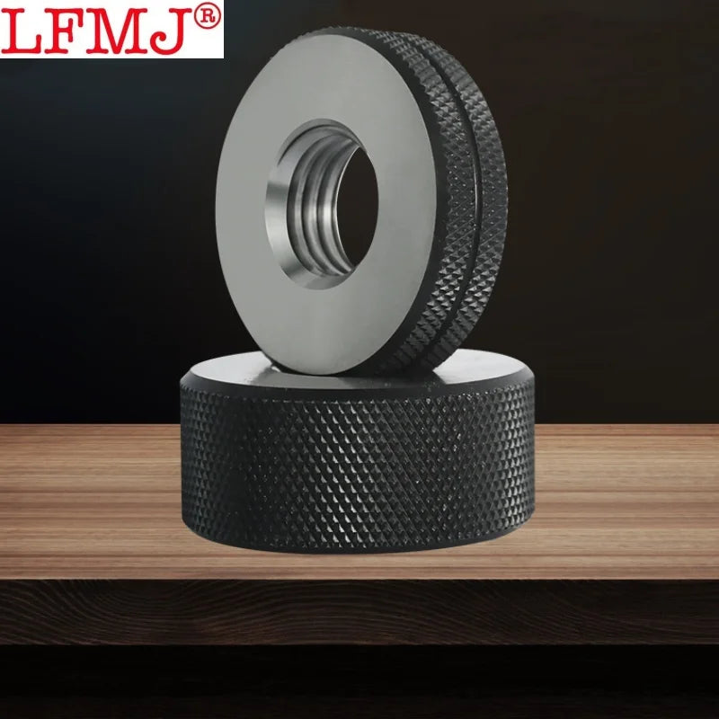 1SET(1*GO+1*NOGO) 6h Accuracy Standard Metric Fine Tooth Thread Ring Gauge  M8M9M10M11M12M13M14M15M16M17M18M19-M21 Measure Tool
