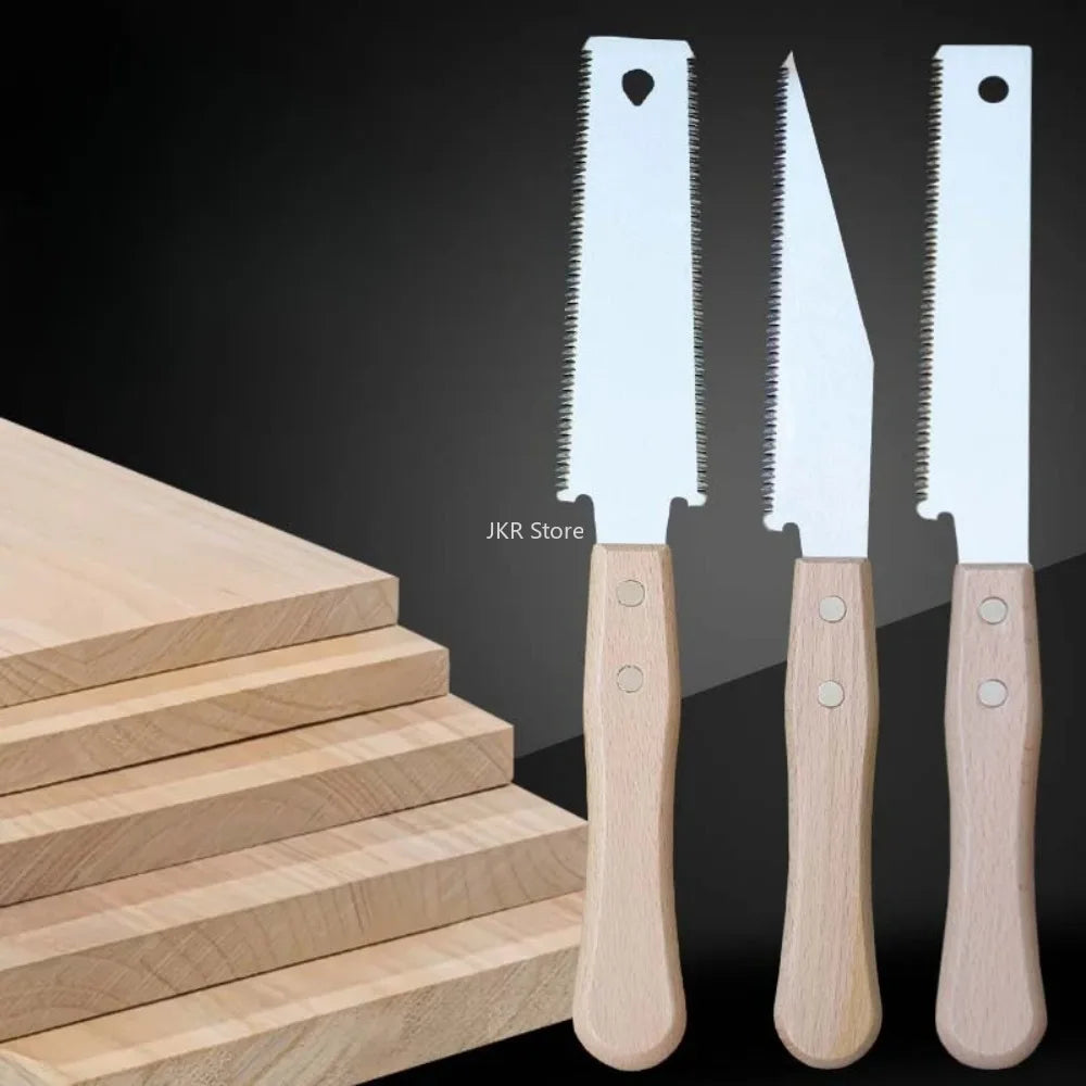 Flexible Japanese Hand Saw SK5 Steel Fine Tooth Wood Saw Single Double Sided for Carpentry Garden Woodworking Use