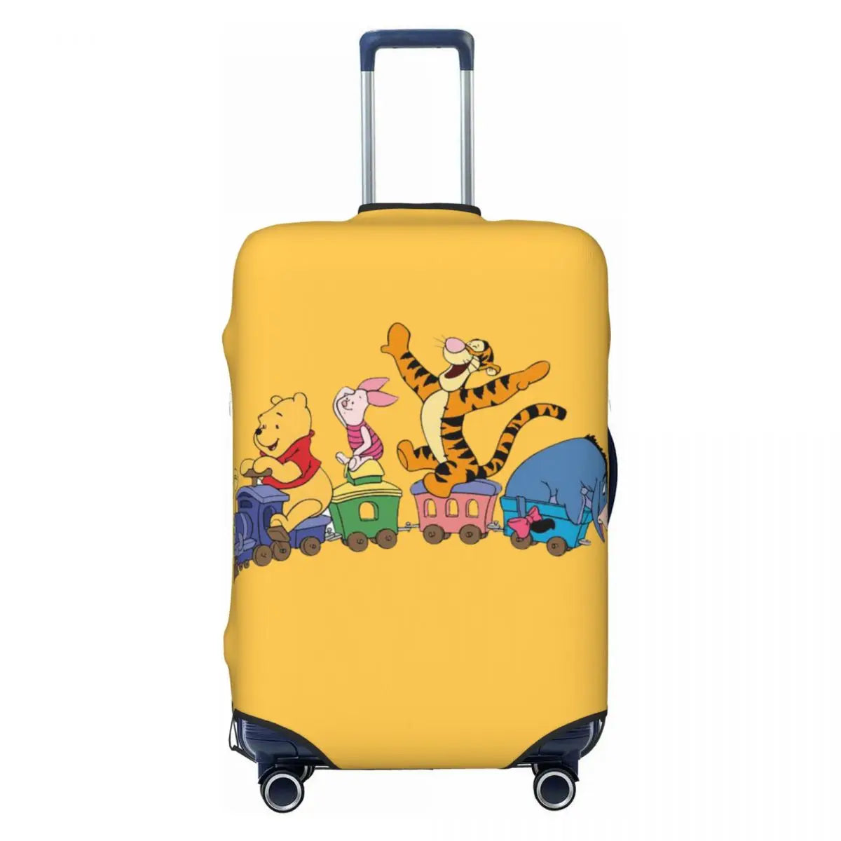 Custom My Friends Cartoon T-Tigger Pooh Luggage Cover Elastic Cartoon Travel Suitcase Protective Covers Suit For 18-32 inch