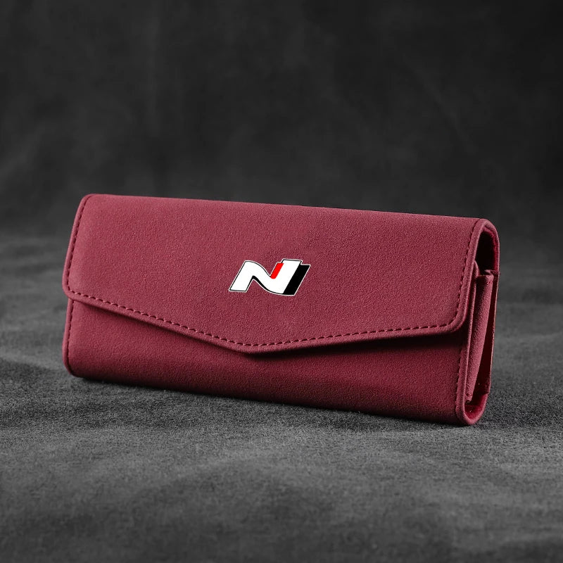 Car Glasses Case Sunglasses Storage Box Clip For Hyundai Sonata Elantra Tucson N Line Veloster Kona i30 i20 i10 Accessories