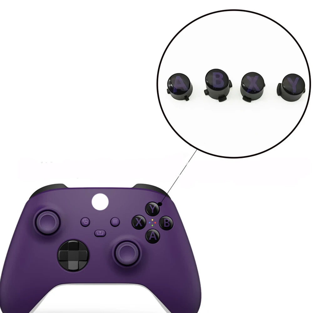 FOR Xbox One Slim/Elite/Xbox Series X/S Wireless Controller Replacement ABXY Start Back Sync Button Kit View Menu Share Button
