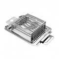 1pc Egg Cutter Multifunctional Manual Stainless Steel Fancy Egg Cutter Household Egg Luncheon Meat Fruit Vegetable Slicer