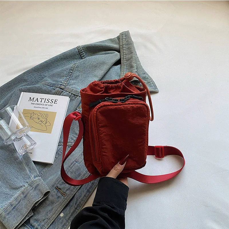 Trendy Waterproof Crossbody Bag for Yoga Running Sports Outdoor Portable Bottle Phone Shoulder Pack