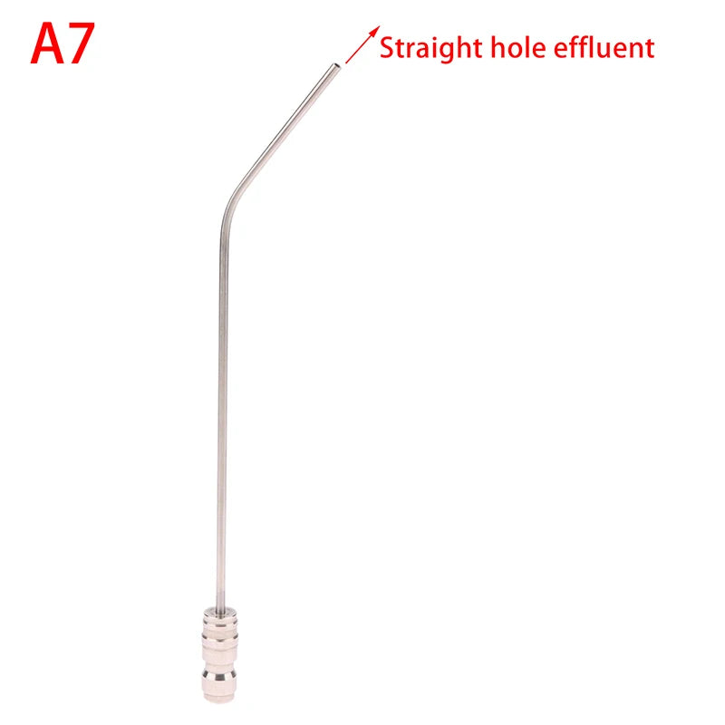 1pcs High Pressure Cleaning Needle Nozzle 1/4" Quick Connect Slim Design For Deep Cleaning AC & Car Washer Tanks