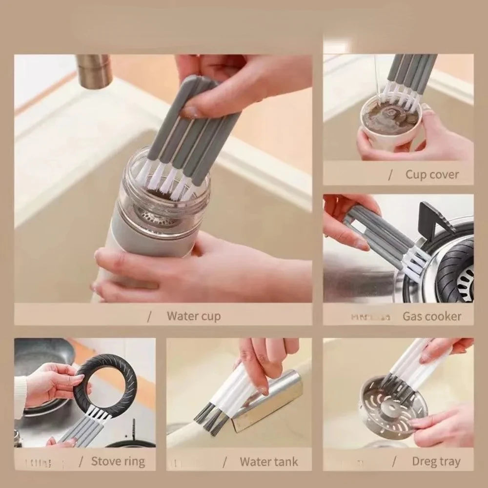 5pcs Keyboard Set Clean Brush Tool Consumer Electronics Portable Audio & Video Earphone Accessories Cleaner Sets