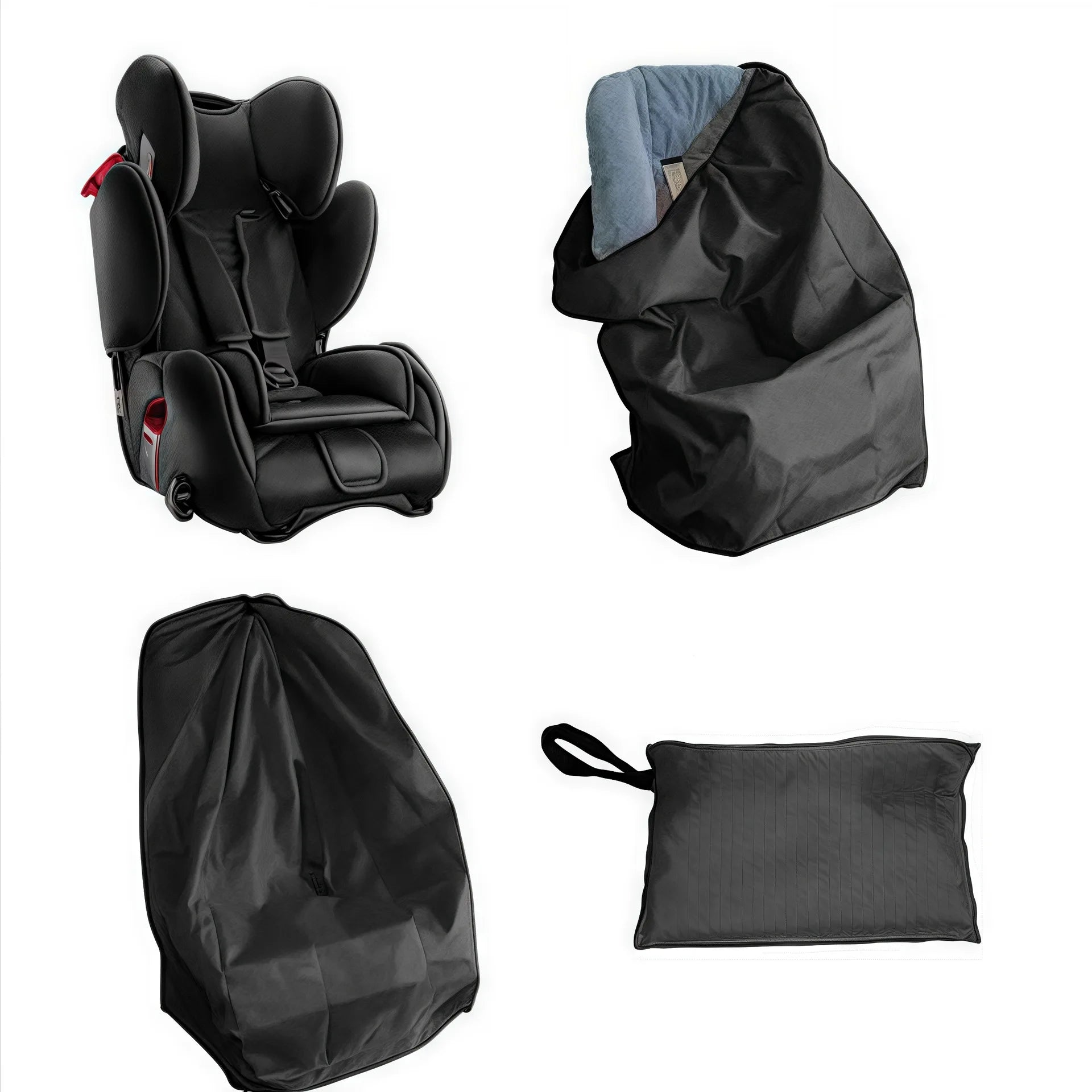 Universal Baby Stroller Storage Bag Dust-proof Cart Car Safety Seat Cover Large Walker Travel Carry Bags Stroller Accessories