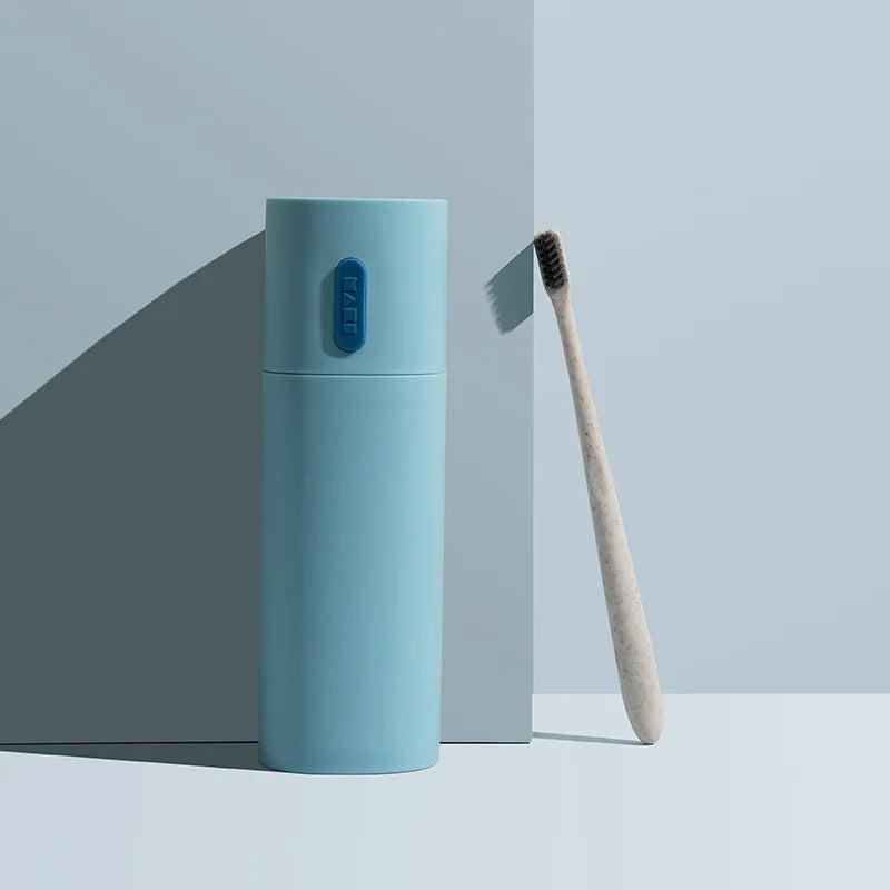 Home Set Travel Toothbrush Box, Simple and Modern Style Couple Toothpaste Storage Box