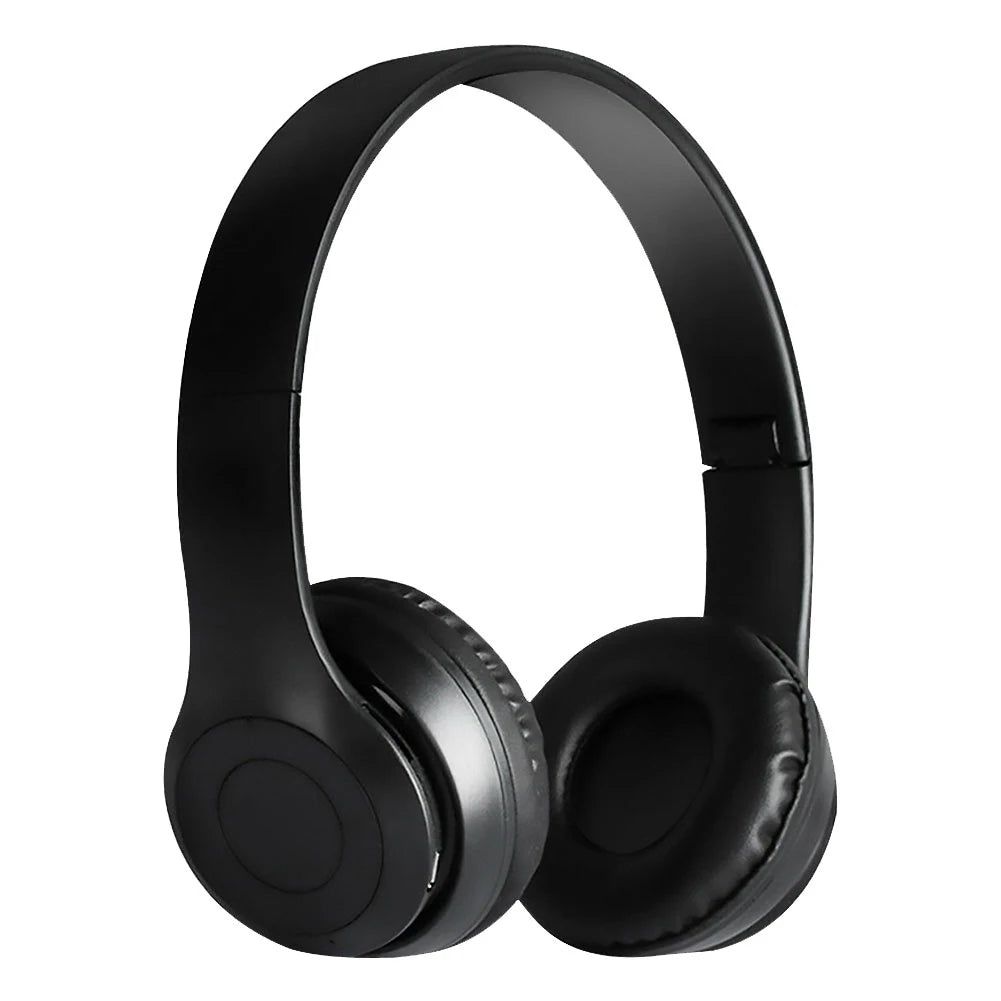 P47 Wireless Game Headset Noise Cancelling Sports BT5.0 Headphones Studio Pro Card Mp3 Player Support Hands-Free Built-in Mic