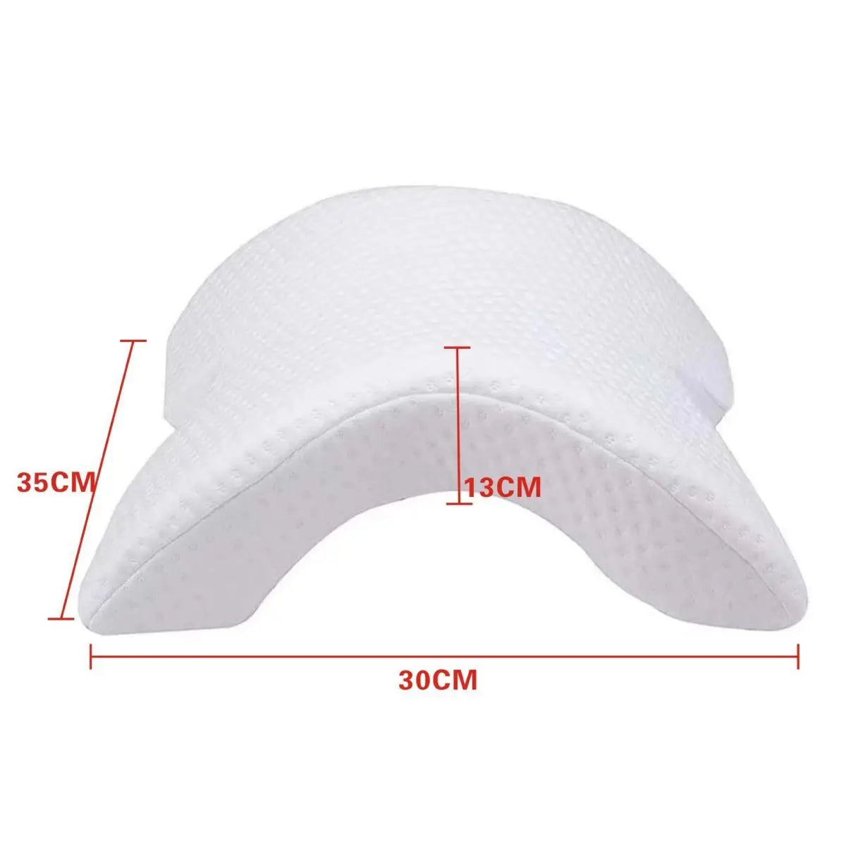 1pc Memory Couple Pillow Arm Pillow Slow Rebound Pressure Ergonomic Support Neck Pillow Soft Foam Travel Arched Shaped U Pillow