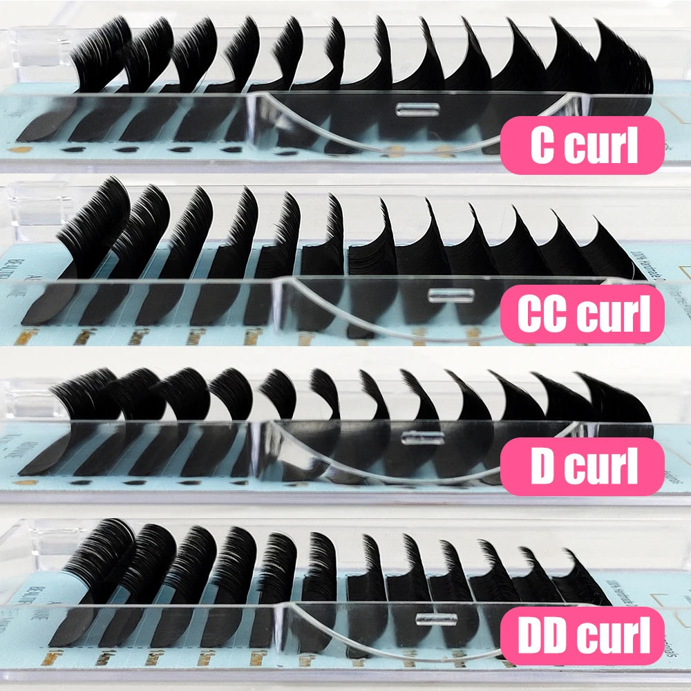 ABONNIE Velvet Cashmere Lashes Extension Classic Individual Matte Black Eyelash Extensions Premium Lash