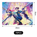 70/300PCS Wooden Jigsaw Puzzle Cool Cyberpunk Anime Family Interactive Game Collectible Gift for Adults Kids Teens Home Decor