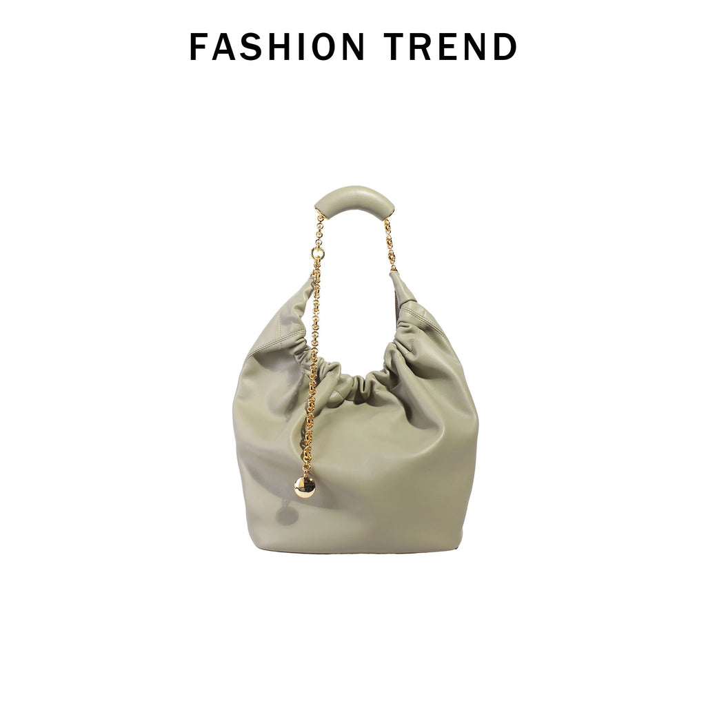 Mendy Women Bags Handbag Cloud Shape Versatile Women's Shoulder Bag Crossbody Underarm Bag Drawstring Desginer High Quality Soft