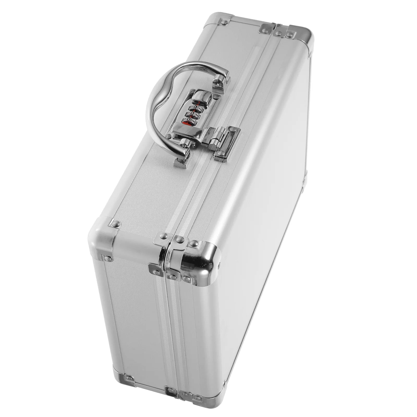 Small Aluminum Alloy Multi Function Suitcase Tool Storage Case With Password Lock Egg Cotton Flat Cotton DIY Tear Cotton