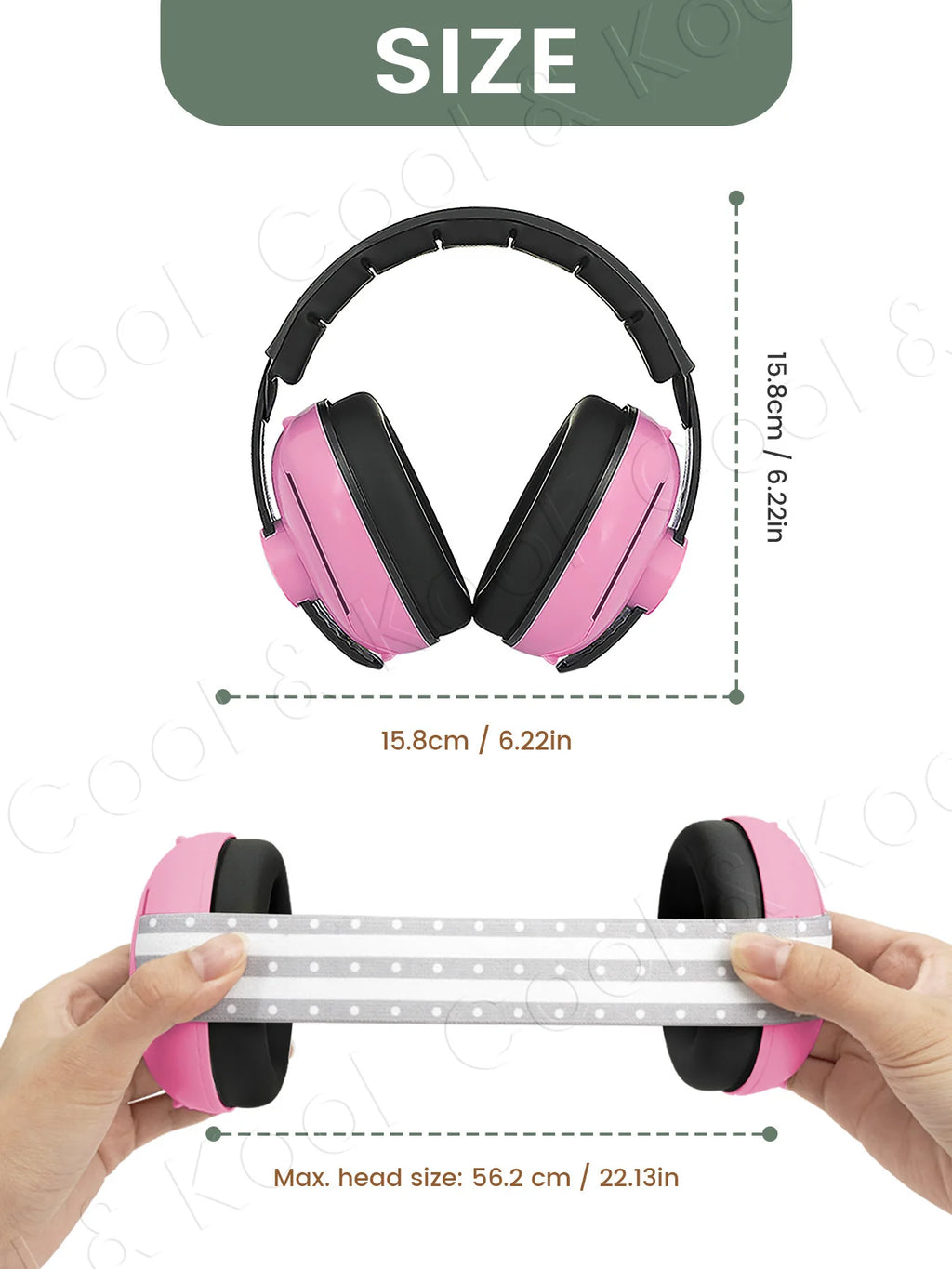 2-in-1 Portable Baby Ear Earmuffs, Travel & Outdoor Noise Cancelling Headphones for On-the-Go Comfort