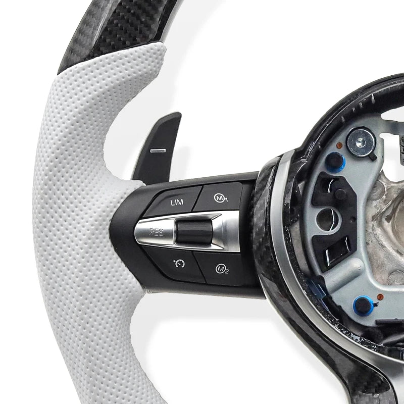 Car Sports Steering Wheel Carbon Fiber for BMW F10 F15 F22 F30 F32 M3 F80 M4 F82 M2 F87 M5 F90 E90 E92 X1 X2 Car Accessories