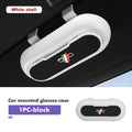 For Fiat Car Sunglasses Holder ABS Suede Dustproof Glasses Storage Box 500 Abarth 596 500X Stilo 500S 500C