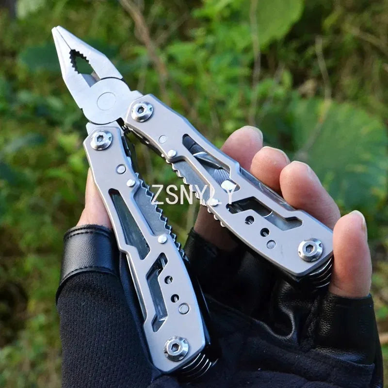 Multifunction Folding Knife Pliers Multi-tool Pocket Pliers Portable Tools Pliers Multipurpose Repair Tools Stainless Steel