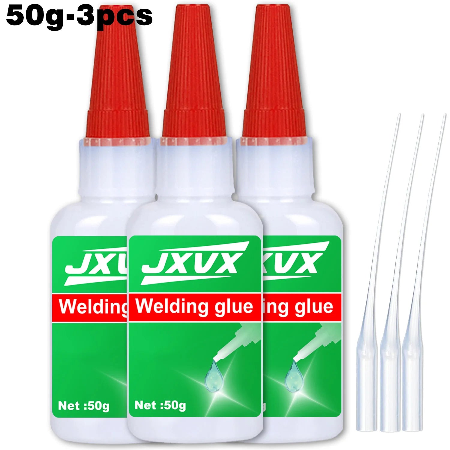 50g Oily Glue Original Welding Super Strong Refrigerator Adhesive Quick-drying Liquid Sealer Universal Strong Waterproof Welding Sealant With precision dispenser 1-5pcs.