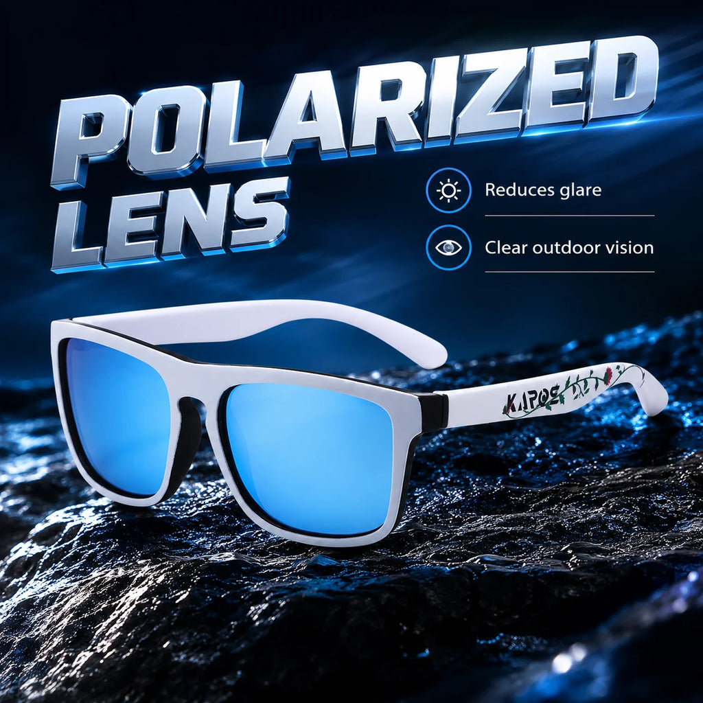 Coolmen Fashion Polarized Sunglasses UV400 Men Women Anti Glare Outdoor Sports Eyewear For Fishing Cycling Travel Beach YZ48