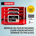 Car Glass Oil Film Removal Wipes Car Window Glass Oil Film Remover Oil Film Cleaning Wipes Glass Windshield Cleaning Wipes